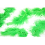 Перья декоративные Зеленый 7-10 см, 30 шт.