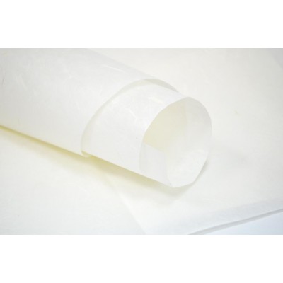 Бумага  рисовая для декупажа Без рисунка Белая, 50*70 см плотность 25-28 гр/мкв