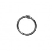 Кольцо разъемное для альбома Серебро, диаметр 2 см, 2 шт.