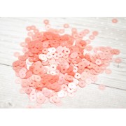 Пайетки 4 мм Розовый коралл, 10 гр.