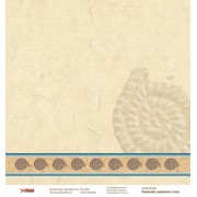 Бумага   30,5х30,5 см, серия Пермский Звериный Стиль, ракушки