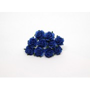 Роза открытая 20 мм Синий, 5 шт.