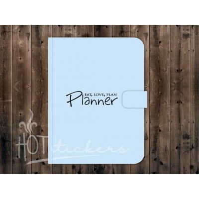 Наклейка для ежедневника Planner: eat, love, plan (Планер: ешь, люби, планируй)