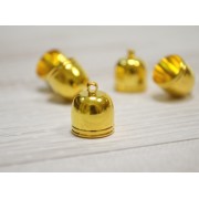 Концевик для шнура латунь цвет Золото 14*12 мм