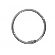 Кольцо разъемное для альбома Серебро, диаметр 3,5 см, 2 шт.