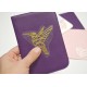 Наклейка для паспорта/ежедневника Птица полигональная
